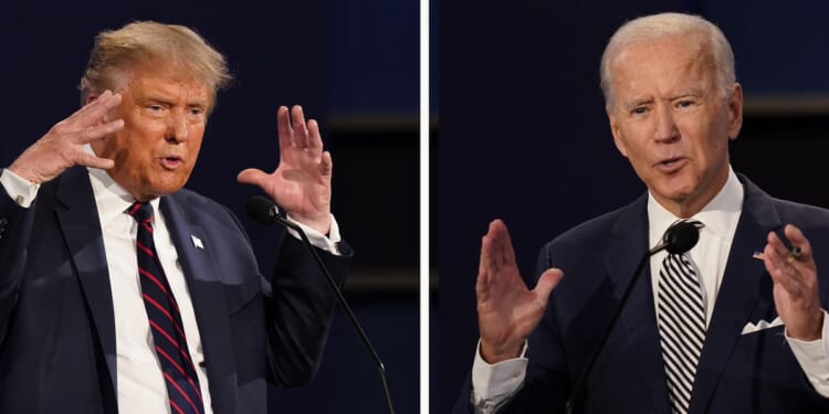 Biden says he'll debate Trump 'somewhere'