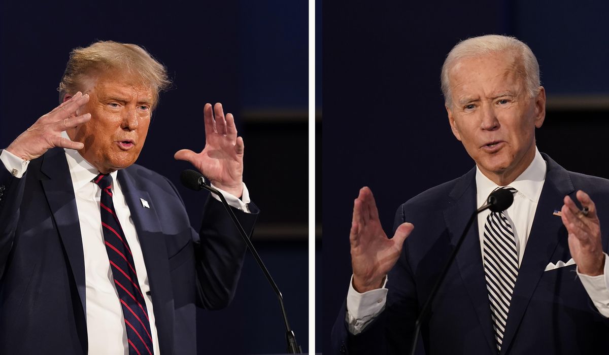 Biden says he'll debate Trump 'somewhere'