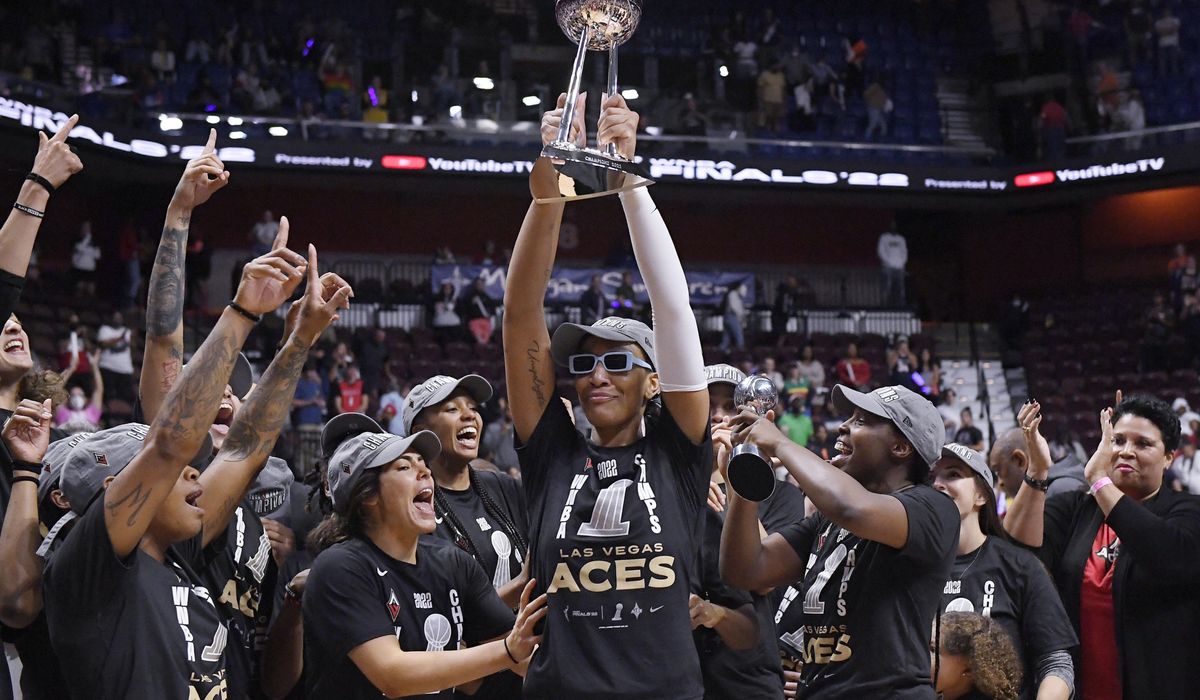 Take two: Biden to host Las Vegas Ace after botching their last WNBA championship