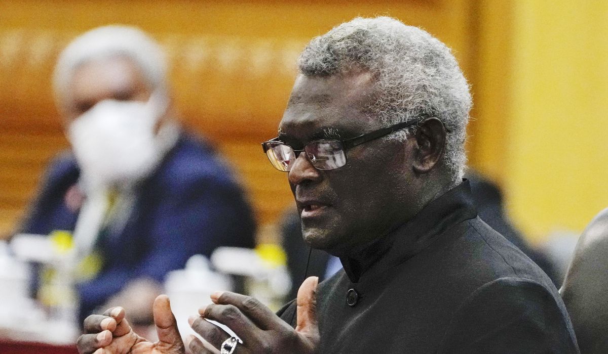 Solomon Islands pro-Beijing P.M. Sogavare won't keep his job following elections