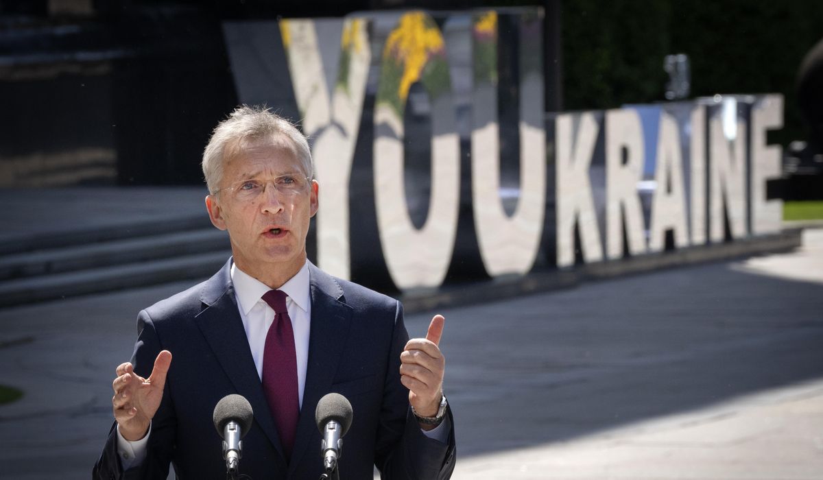 NATO's leader chides alliance countries for not being quicker to help Ukraine against Russia