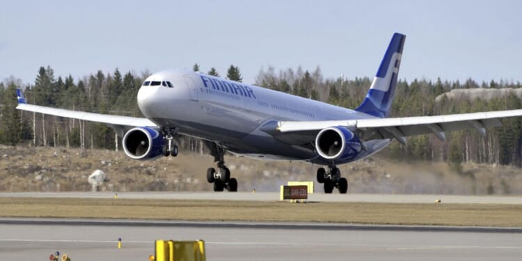 Finnish national carrier Finnair suspends Estonia flights after GPS interference prevents 2 landings