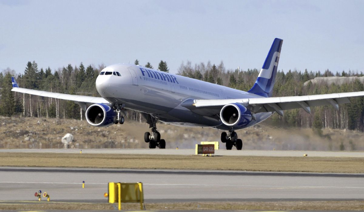 Finnish national carrier Finnair suspends Estonia flights after GPS interference prevents 2 landings