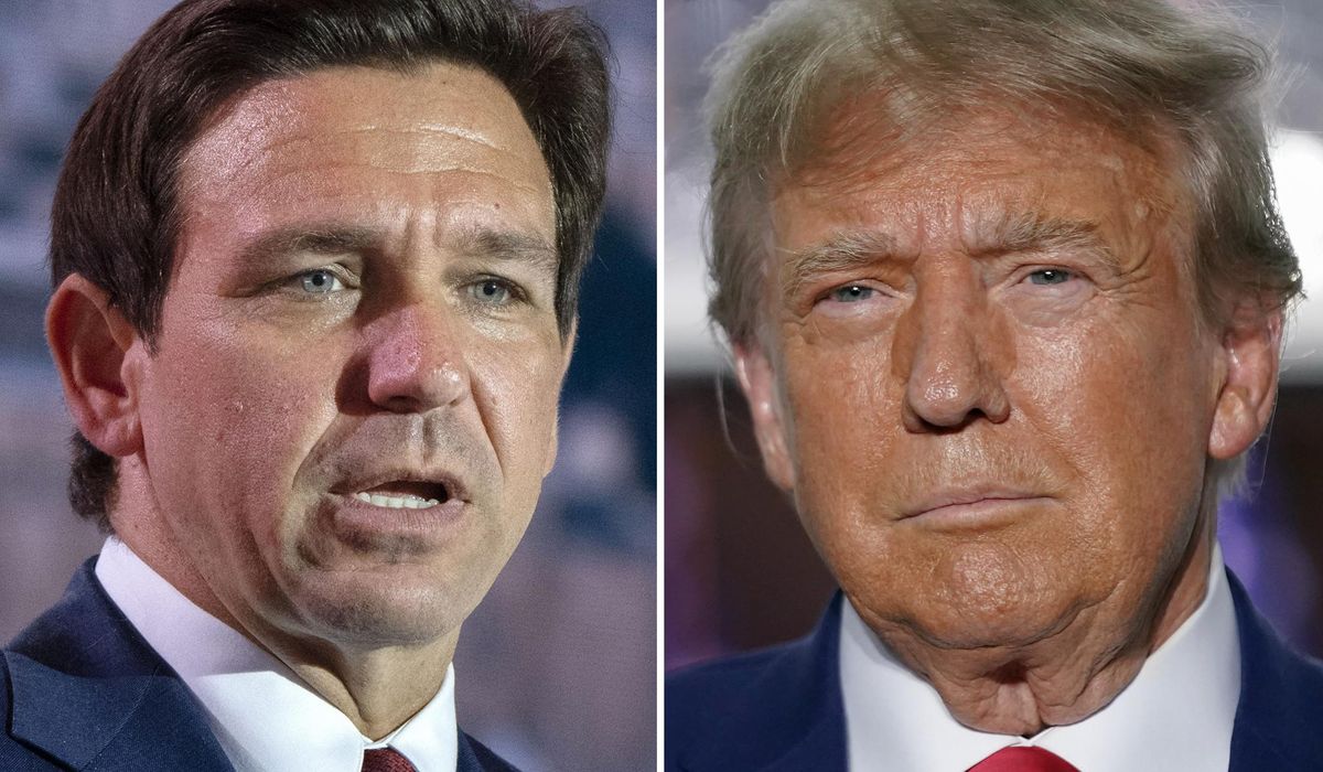 Donald Trump and Ron DeSantis meet to bury the hatchet