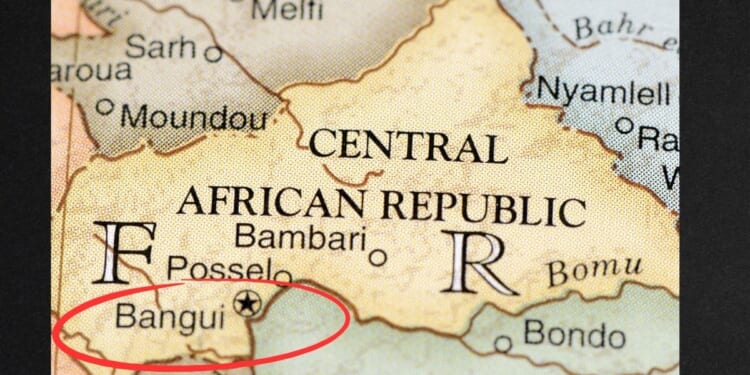 The ferry sank near the capital city of Bangui.