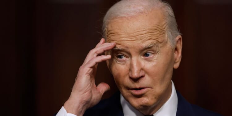 President Joe Biden delivers remarks about his administration's work to lower the cost of breathing treatments for asthma and COPD patients during an event with healthcare advocates and stakeholders in Washington, D.C., on Wednesday.