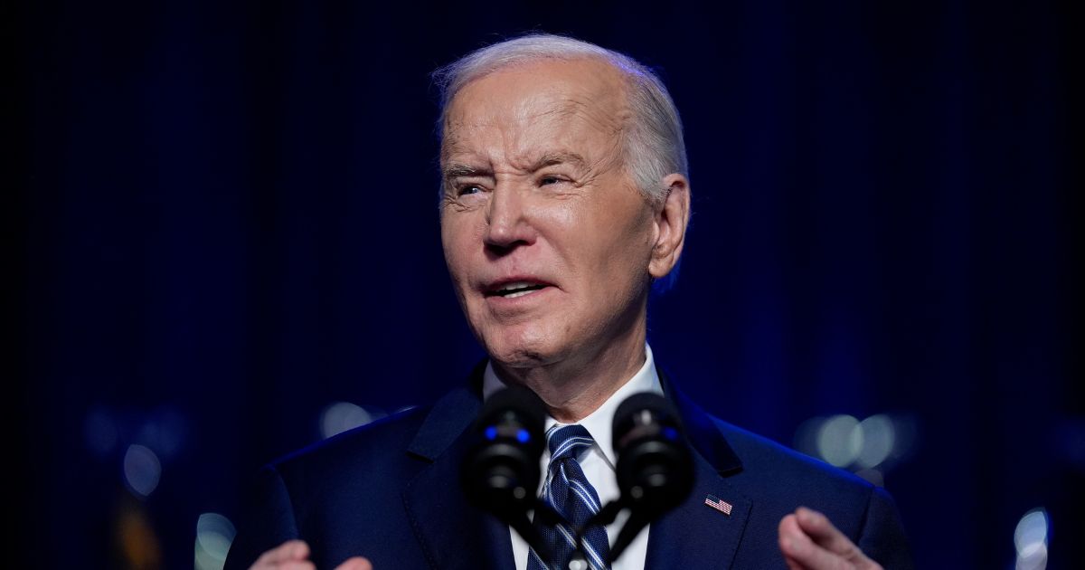 Joe Biden speaking at an event in New York