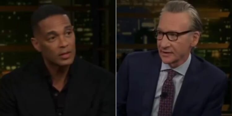 Bill Maher, right, called out Don Lemon, left, after Lemon attempted to play the race card.