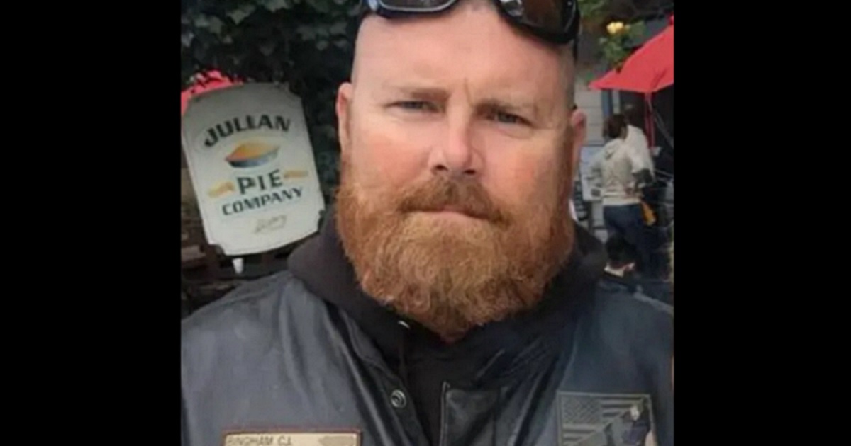 San Bernardino, California, Sheriff's Deputy Christopher Bingham.