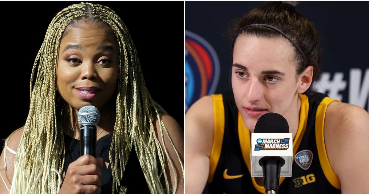 Sports journalist Jemele Hill, left, went on a rant on X after Caitlin Clark, right, was selected as the first overall pick in the WNBA Draft, complaining that Clark was not making enough money.