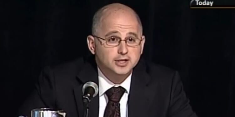 Obama adviser Rami Shy speaks in 2009.