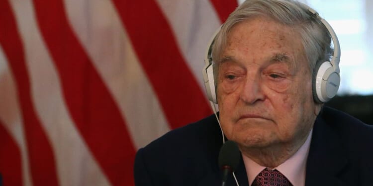 Billionaire George Soros listens to remarks during a meeting in Washington, D.C. in this file photo from May 2015.