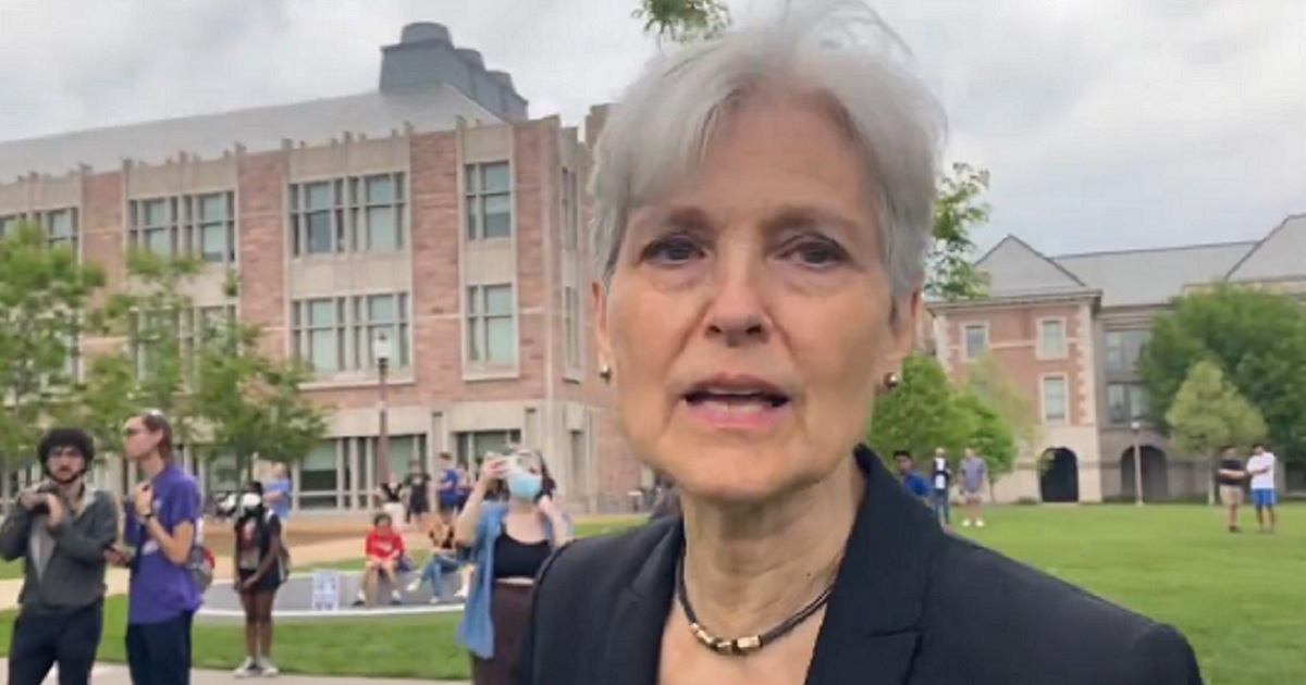 Green Party presidential candidate Jill Stein pictured in an interview before her arrest Saturday in St. Louis.