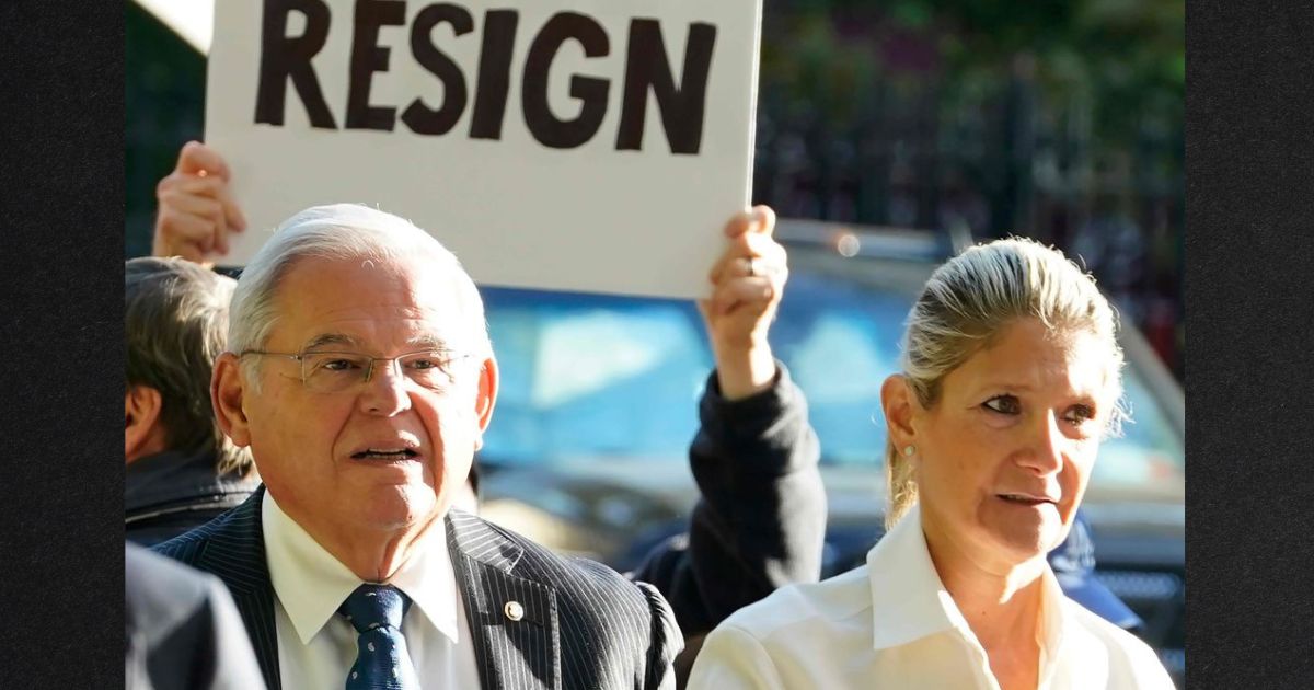 U.S. Sen. Bob Menendez, a Democrat representing New Jersey, and his wife Nadine Arslanian arrive at the U.S. District Court, Southern District of New York, in New York City on September 27, 2023. Federal prosecutors charged Menendez and Arslanian with bribery and extortion, saying gold bars and hundreds of thousands of dollars in cash had been found at their home.