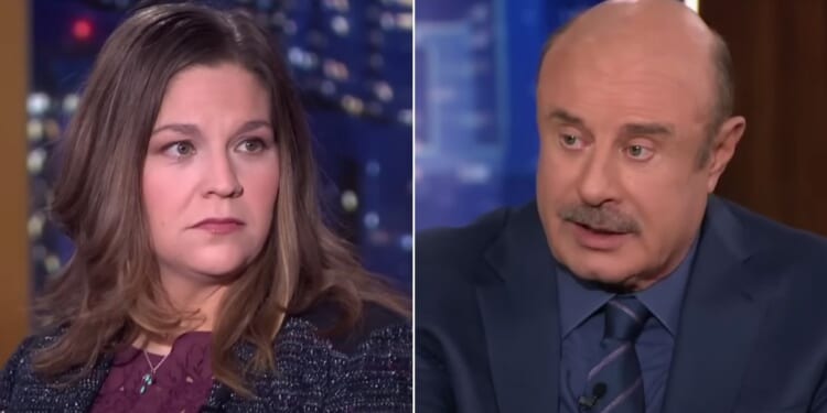 Jamie Reed, left, told Dr. Phil McGraw about the concerning situations she witnessed working in a transgender clinic for children.