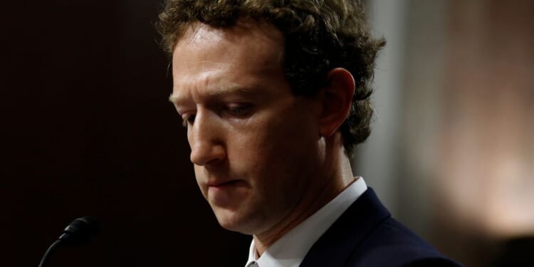 Mark Zuckerberg, CEO of Meta, testifies before the Senate Judiciary Committee at the Dirksen Senate Office Building in Washington, D.C., on Jan. 31.