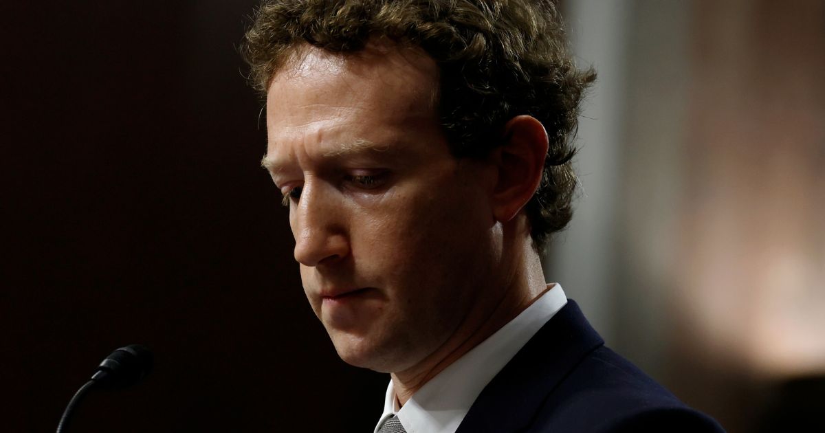 Mark Zuckerberg, CEO of Meta, testifies before the Senate Judiciary Committee at the Dirksen Senate Office Building in Washington, D.C., on Jan. 31.