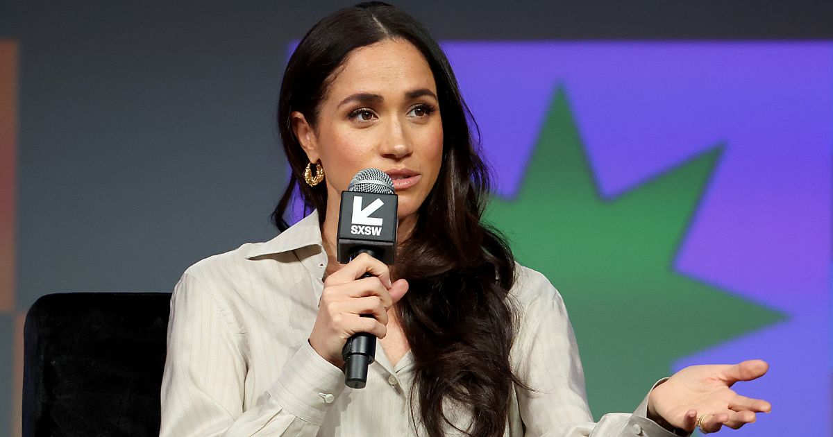 Meghan, Duchess of Sussex, speaks onstage during the Breaking Barriers, Shaping Narratives: How Women Lead On and Off the Screen panel during the 2024 SXSW Conference and Festival in Austin, Texas, on March 8.