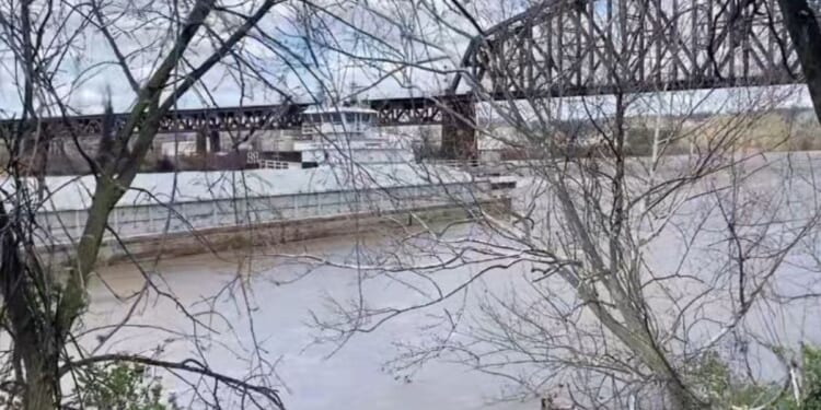 Authorities are unsure how 26 barges on the Ohio River broke free early Saturday.