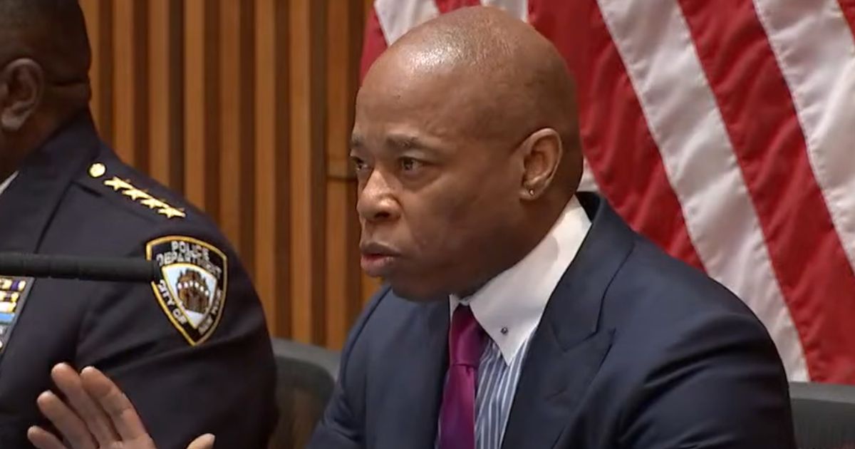 New York Mayor Eric Adams speaks during a news conference Wednesday.