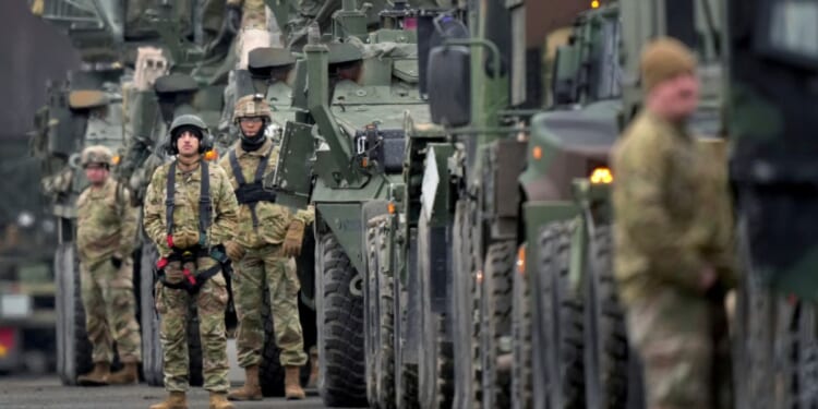 soldiers of the U.S. 2nd Cavalry Regiment in Germany