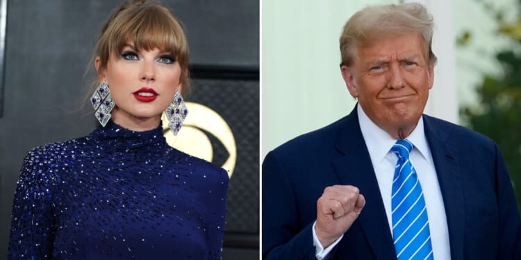 Taylor Swift and Donald Trump