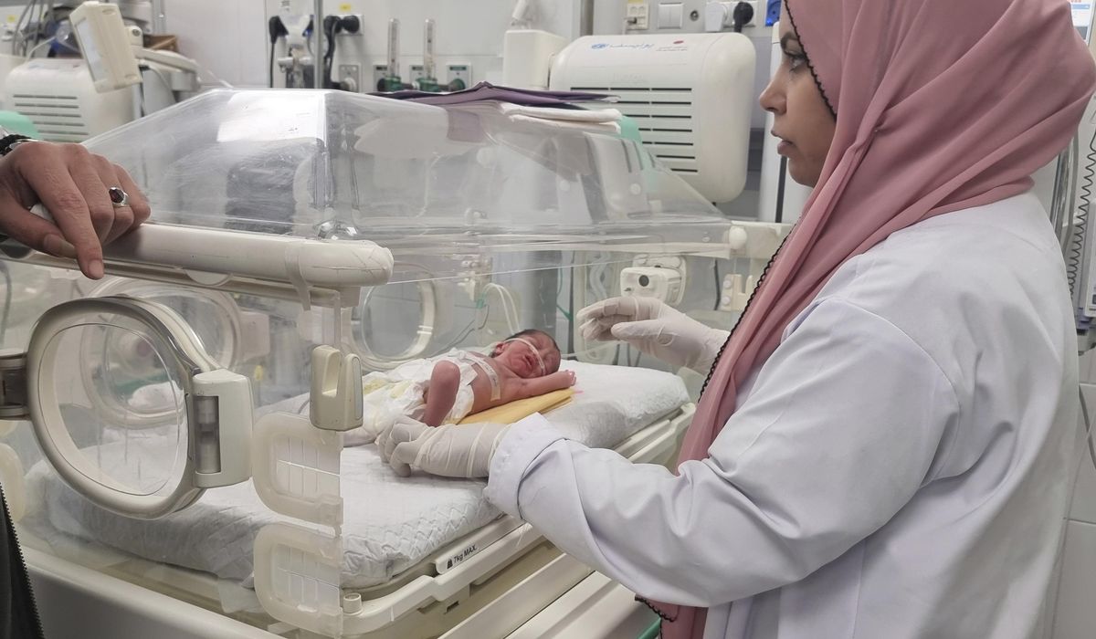 Premature infant rescued from her dead mother's womb dies in Gaza after 5 days in an incubator