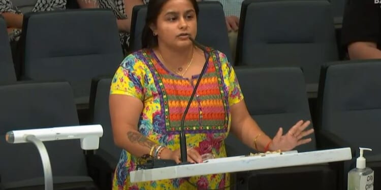 Riddhi Patel was arrested Wednesday for threateneing Bakersfield, California, city council members in a rant during a city council meeting.