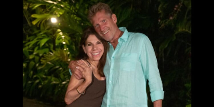 Gerry Turner, ABC's first "Golden Bachelor" pictured next to the show's winner, Theresa Nist.