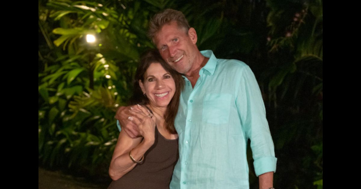 Gerry Turner, ABC's first "Golden Bachelor" pictured next to the show's winner, Theresa Nist.