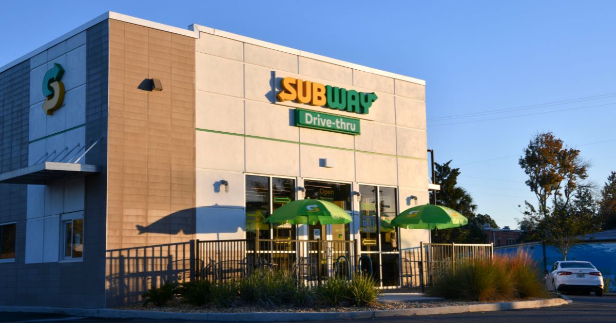 A Subway restaurant is pictured in Crystal River, Florida, on Dec. 19.