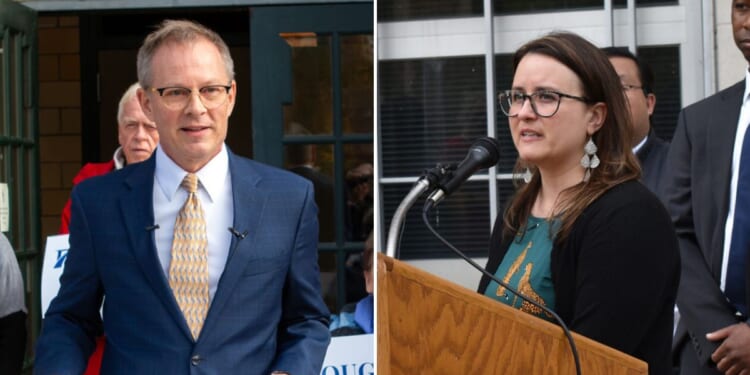 Wausau, WIsconsin, Mayor-Elect Doug Diny and outgoing Mayor Katie Rosenberg