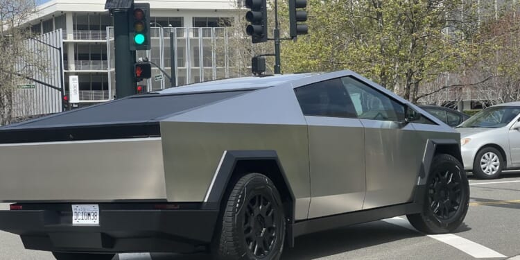 Tesla Cybertruck is seen in a file photo from March 2024.