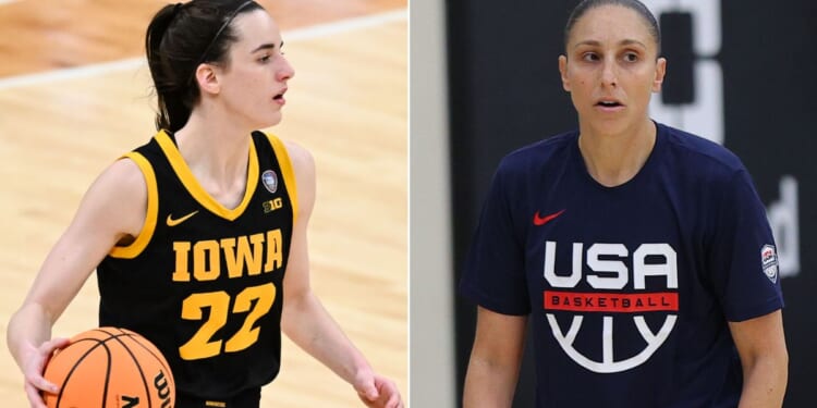 Diana Taurasi, right, has been critical of attention that has been showered on WNBA newcomer Caitlin Clark, left.