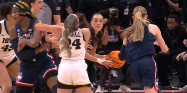 As an emotional tidal wave crested across America Friday night over a foul called in the closing seconds of the Iowa-UConn Final Four game, it crashed into a camera angle that led some to support the officials