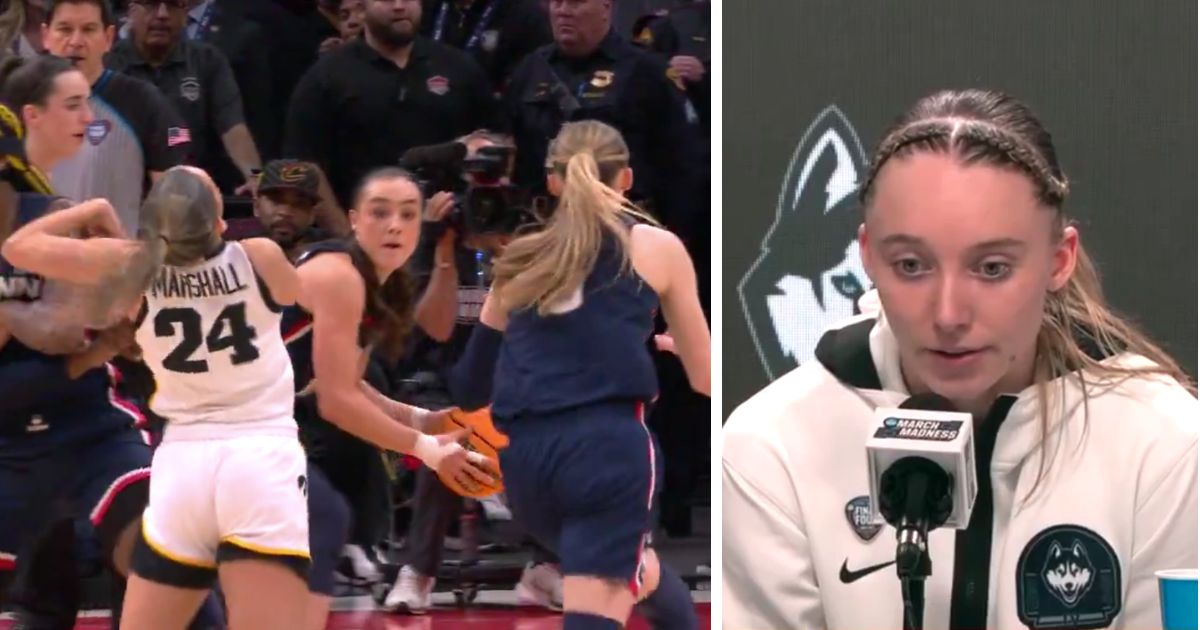 UConn women's basketball player Paige Bueckers responds to the controversial call in Friday's game against Iowa and Caitlin Clark - 'A lot of mistakes.'