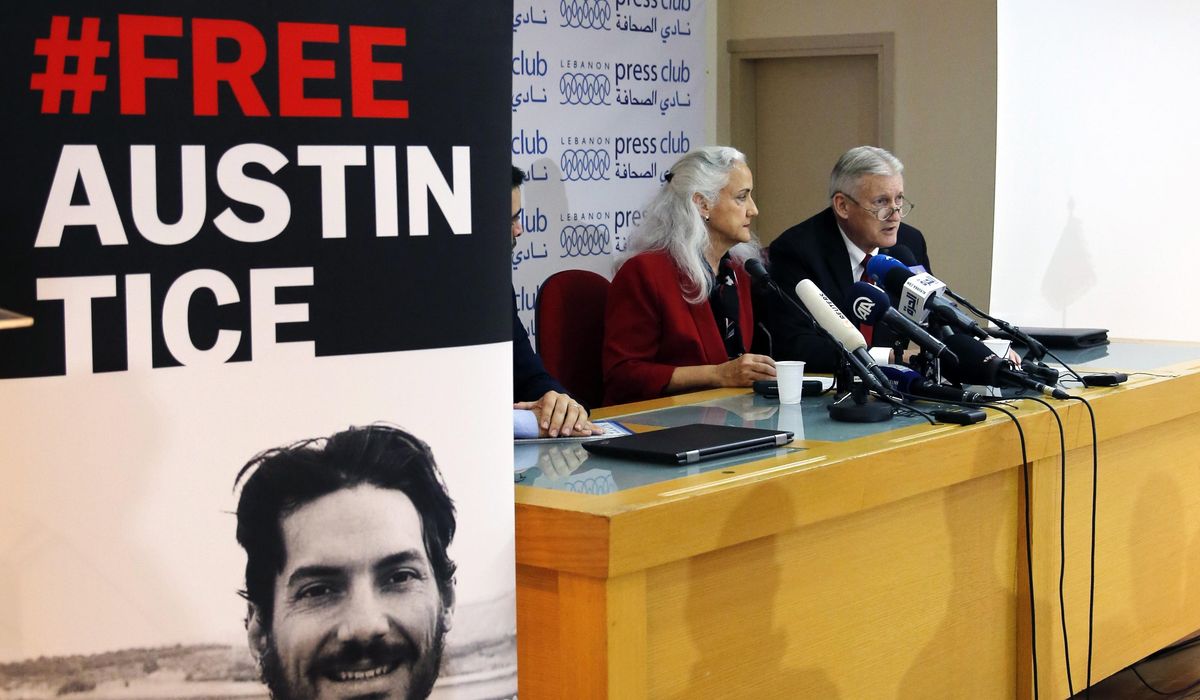 Mother of abducted journalist Austin Tice tells Congress he's still alive in Syria