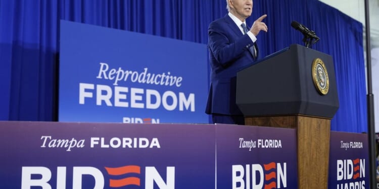 Joe Biden, Democrats rally base against 'Trump abortion bans' after new Florida law takes effect