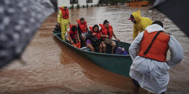 Southern Brazil has been hit by the worst floods in 80 years. At least 37 people have died