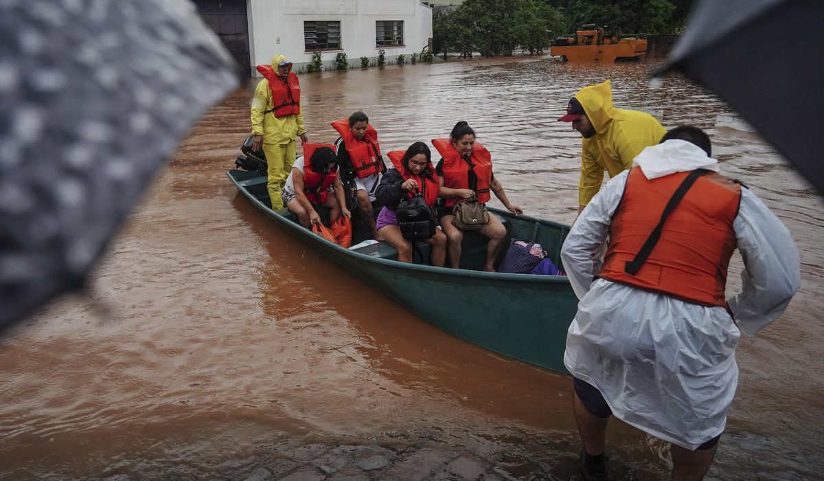 Southern Brazil has been hit by the worst floods in 80 years. At least 37 people have died