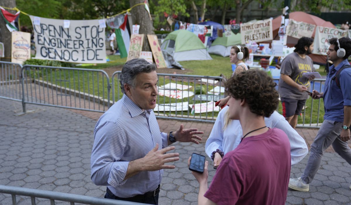 Senate races are roiled by campus protests over the war in Gaza as campaign rhetoric sharpens