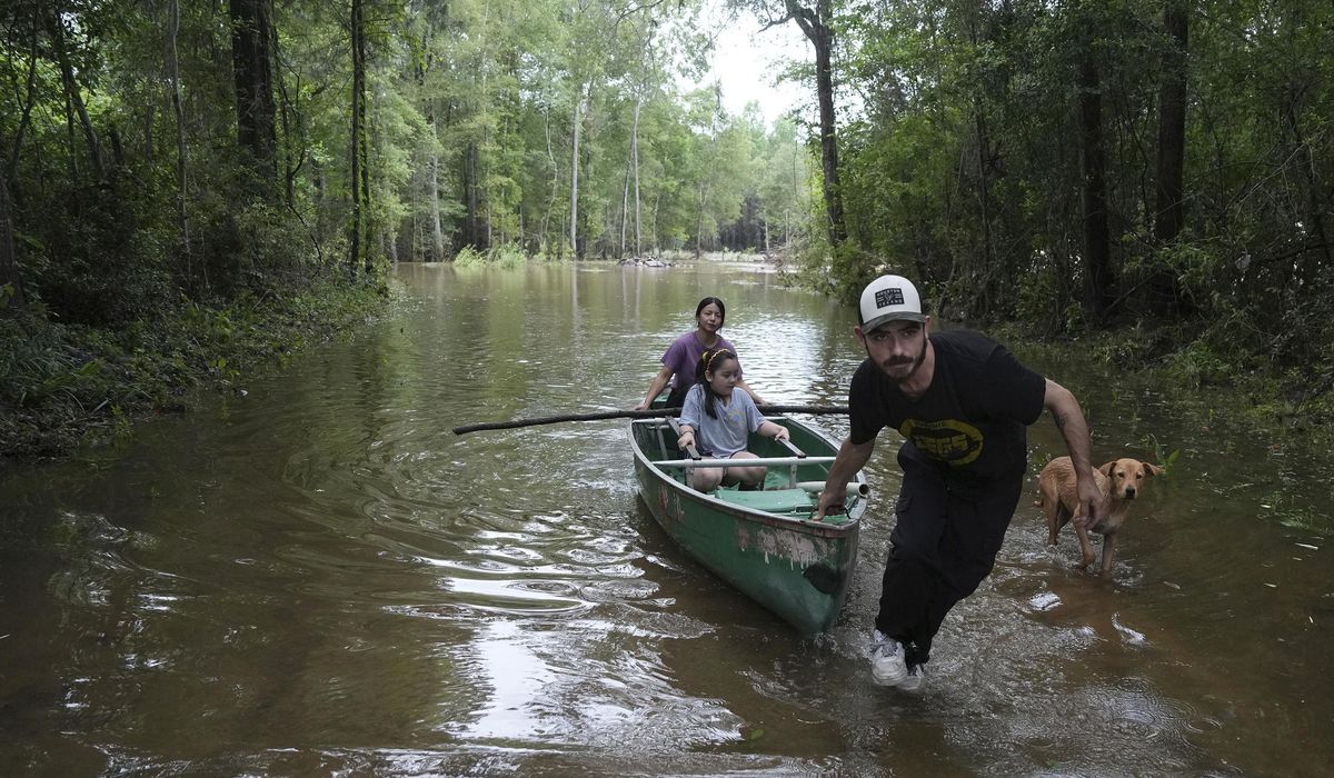 Rains ease around Houston, but flooding remains after hundreds of rescues and evacuations