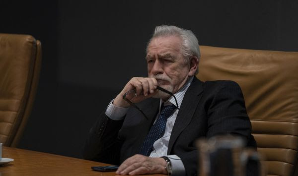 This image released by HBO shows Brian Cox in the final season of &quot;Succession.&quot; (HBO via AP)