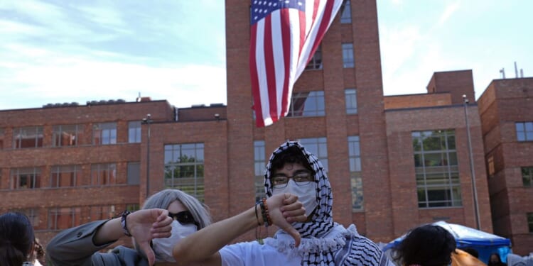 Police clearing Pro-Palestinian encampment at George Washington University, dozens arrested