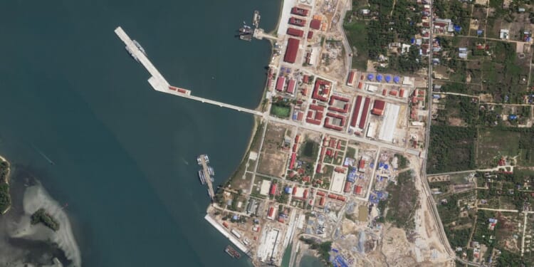 China has docked warships in Cambodia for 5 months, but government says it's not permanent