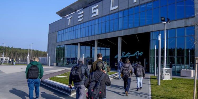 Tesla orders German factory workers to stay home amid upcoming eco protests