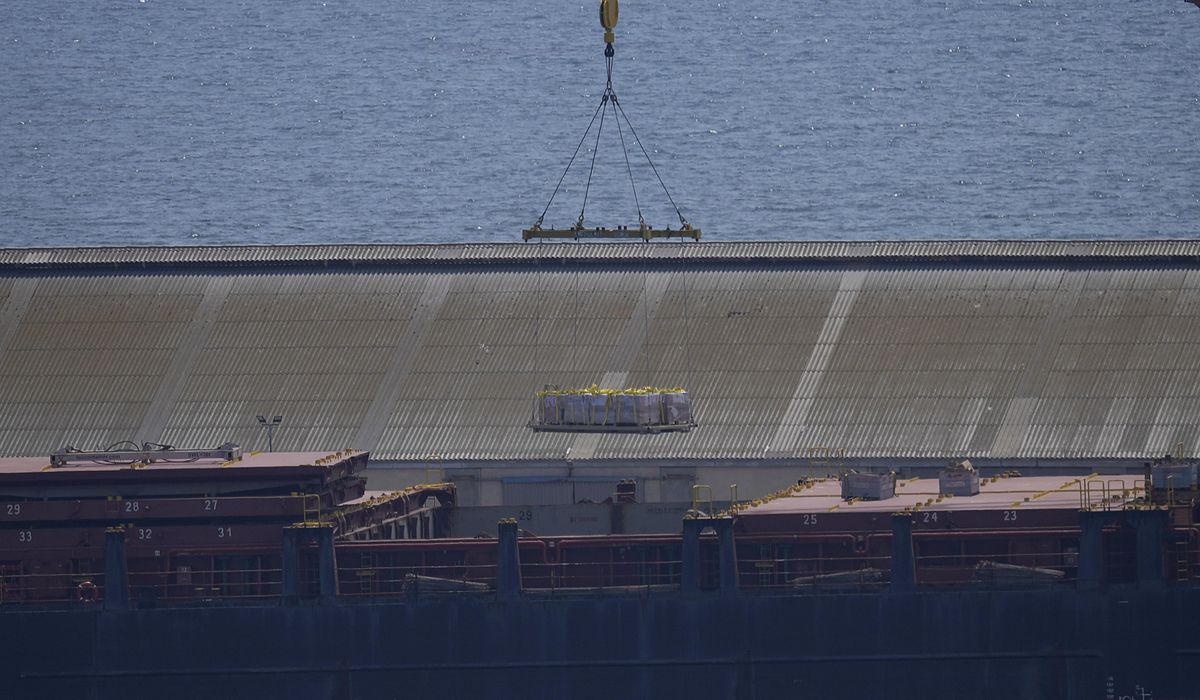 1st shipment of aid to the U.S.-built floating pier in Gaza departs from Cyprus