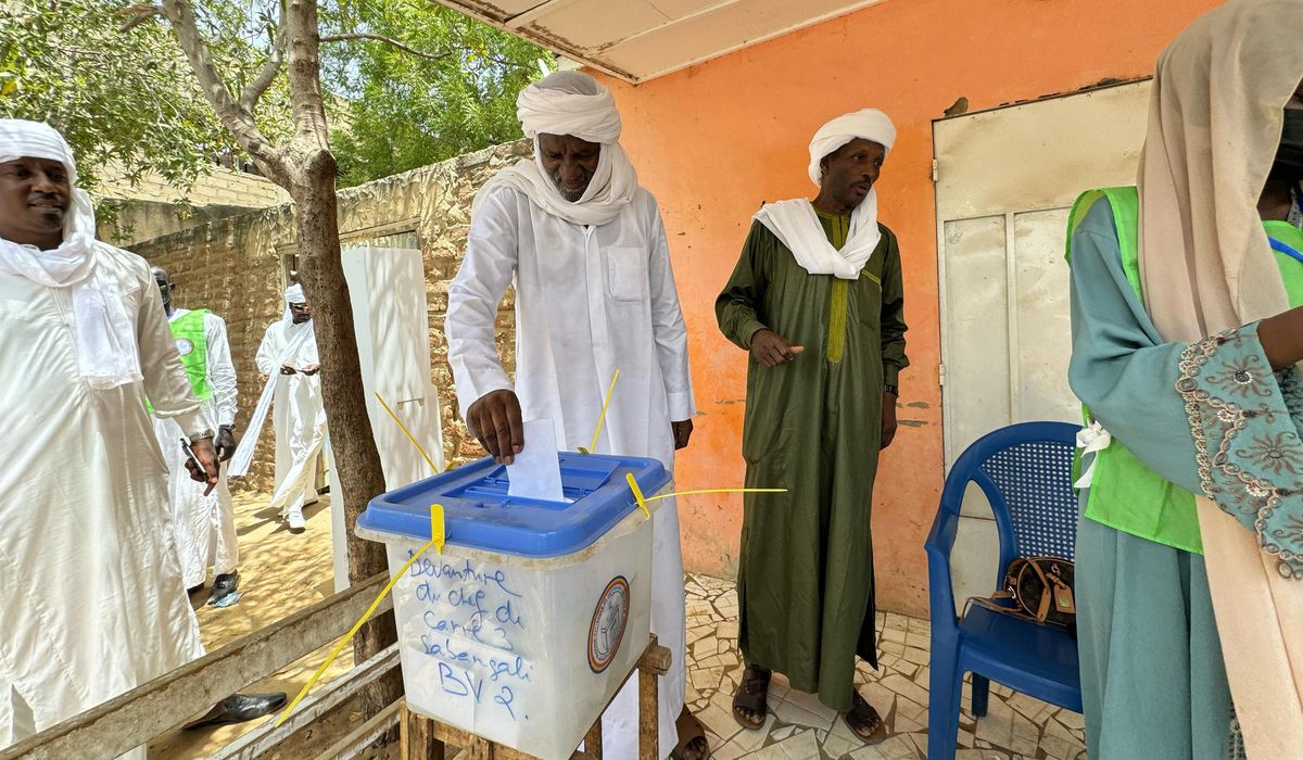 Chad's military ruler declared winner of presidential election, while opposition disputes the result