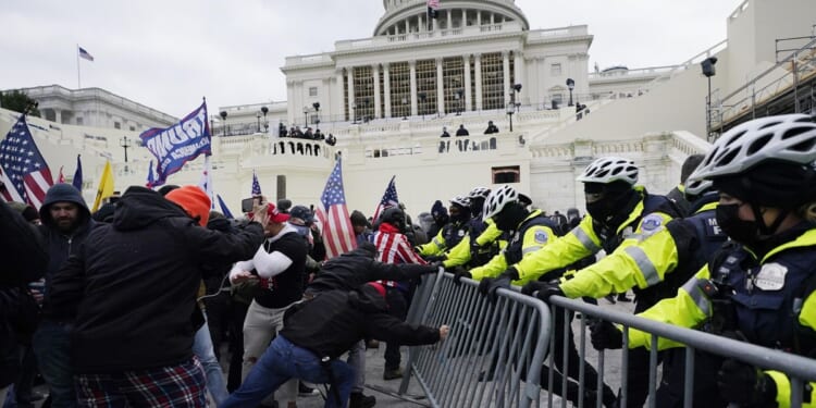 One was a Capitol Police officer. The other rioted on Jan. 6. They're both running for Congress