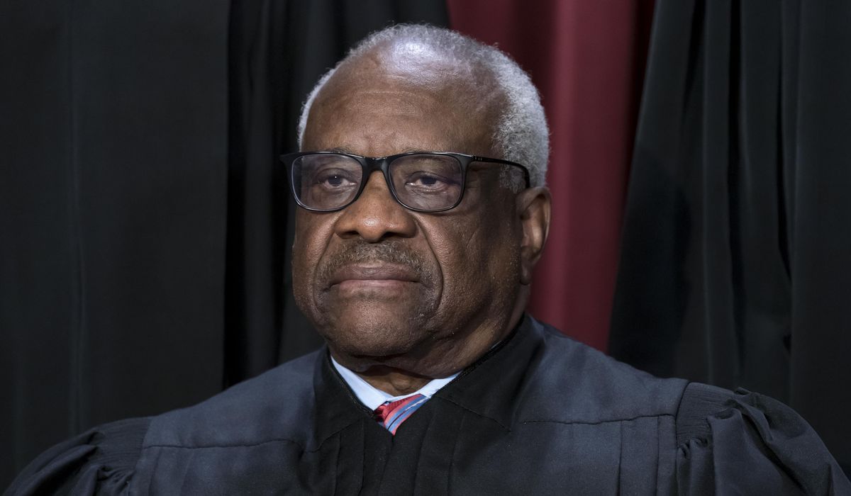 Clarence Thomas says critics are pushing 'nastiness' and calls Washington a 'hideous place'